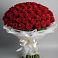 Букет 101 Красная роза Блэк Мэджик в Усть-Лабинске