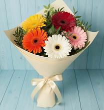 Букет цветов из:  Герберы в Усть-Лабинске