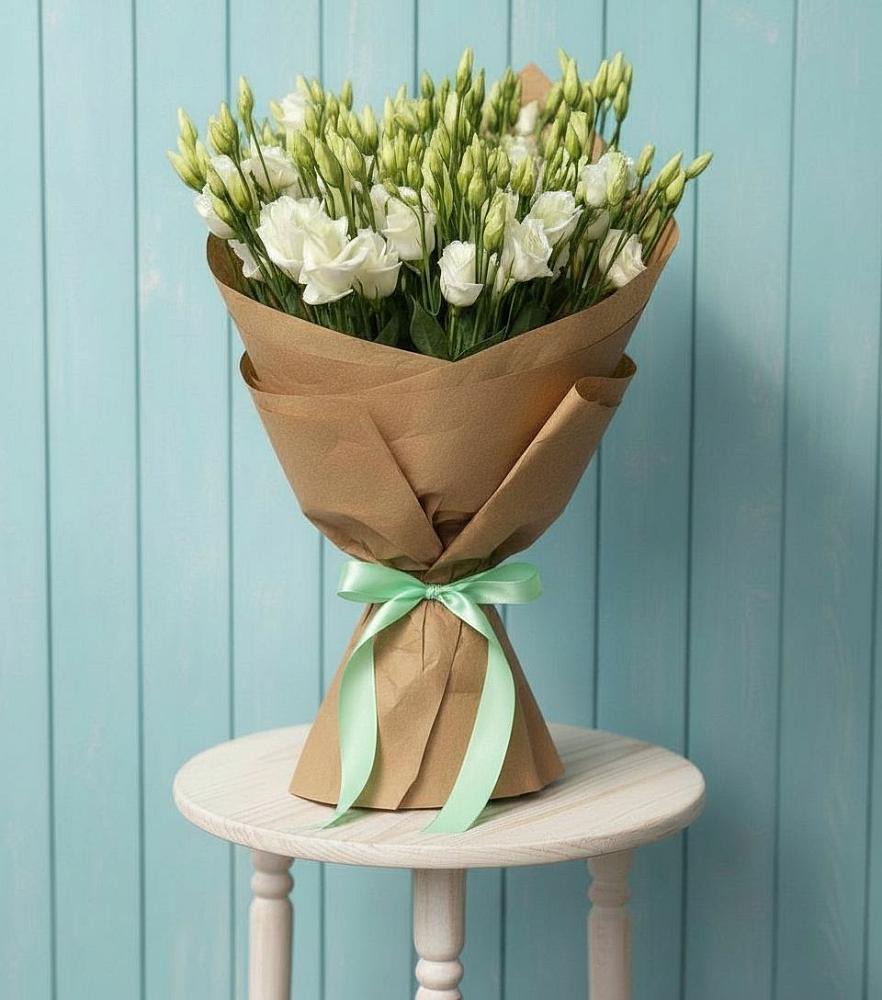 Букет цветов из: Лизиантусы в Усть-Лабинске