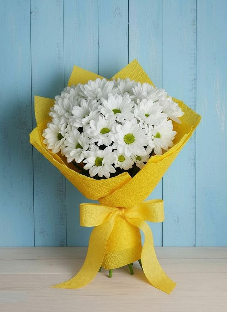 Букет цветов из: Хризантемы в Усть-Лабинске