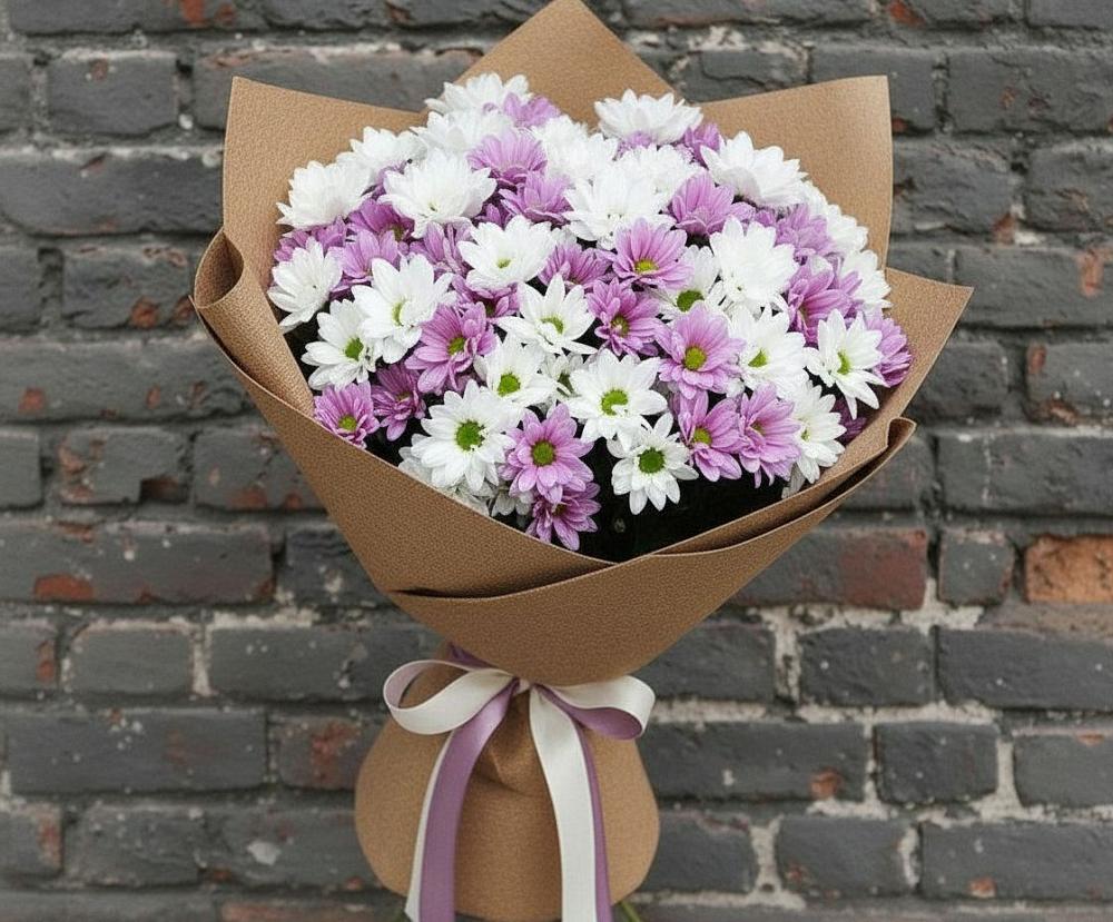Букет цветов из: Хризантемы в Усть-Лабинске