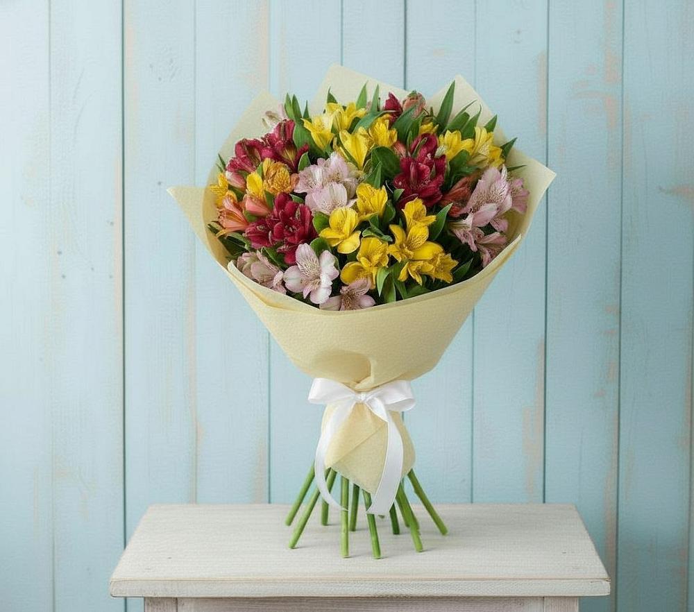 Букет цветов из: Альстромерии в Усть-Лабинске